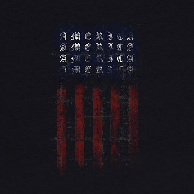 American Flag by CyberpunkTees